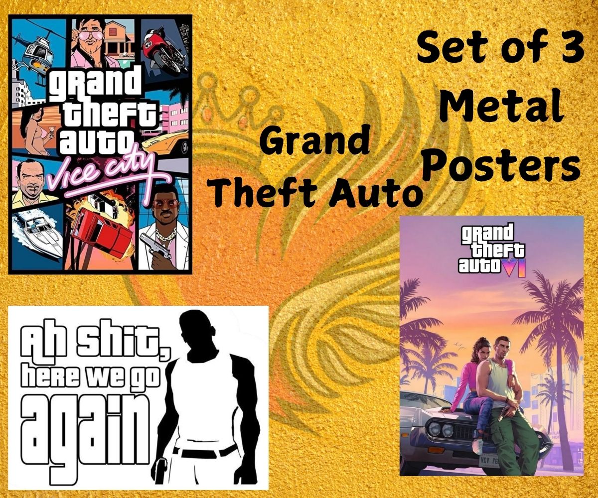 Grand Theft Auto Metal Poster