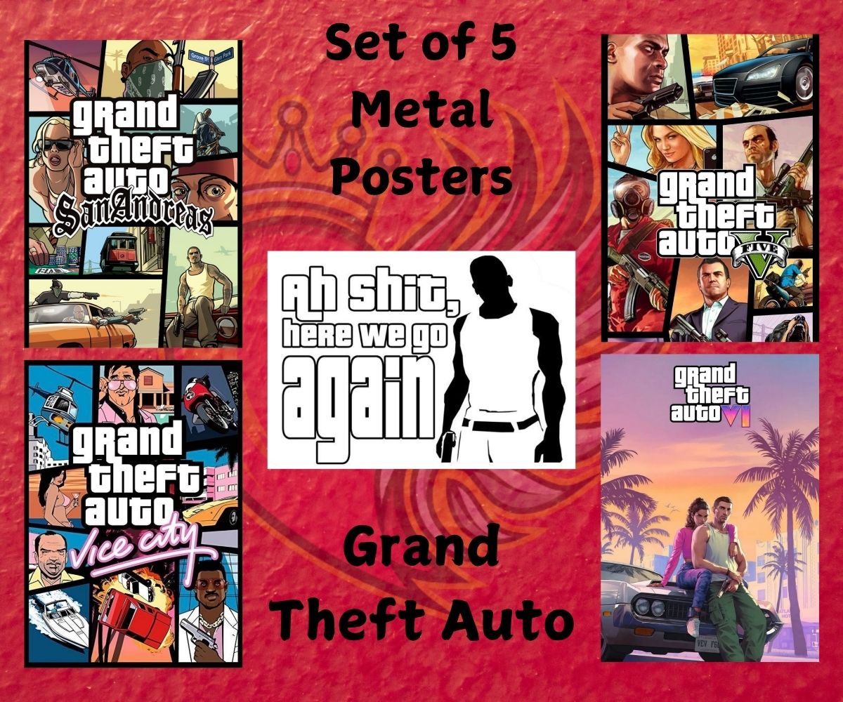 Grand Theft Auto Metal Poster