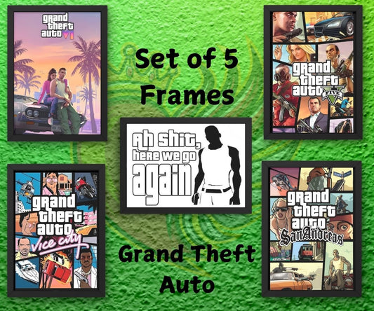 Grand Theft Auto Frames