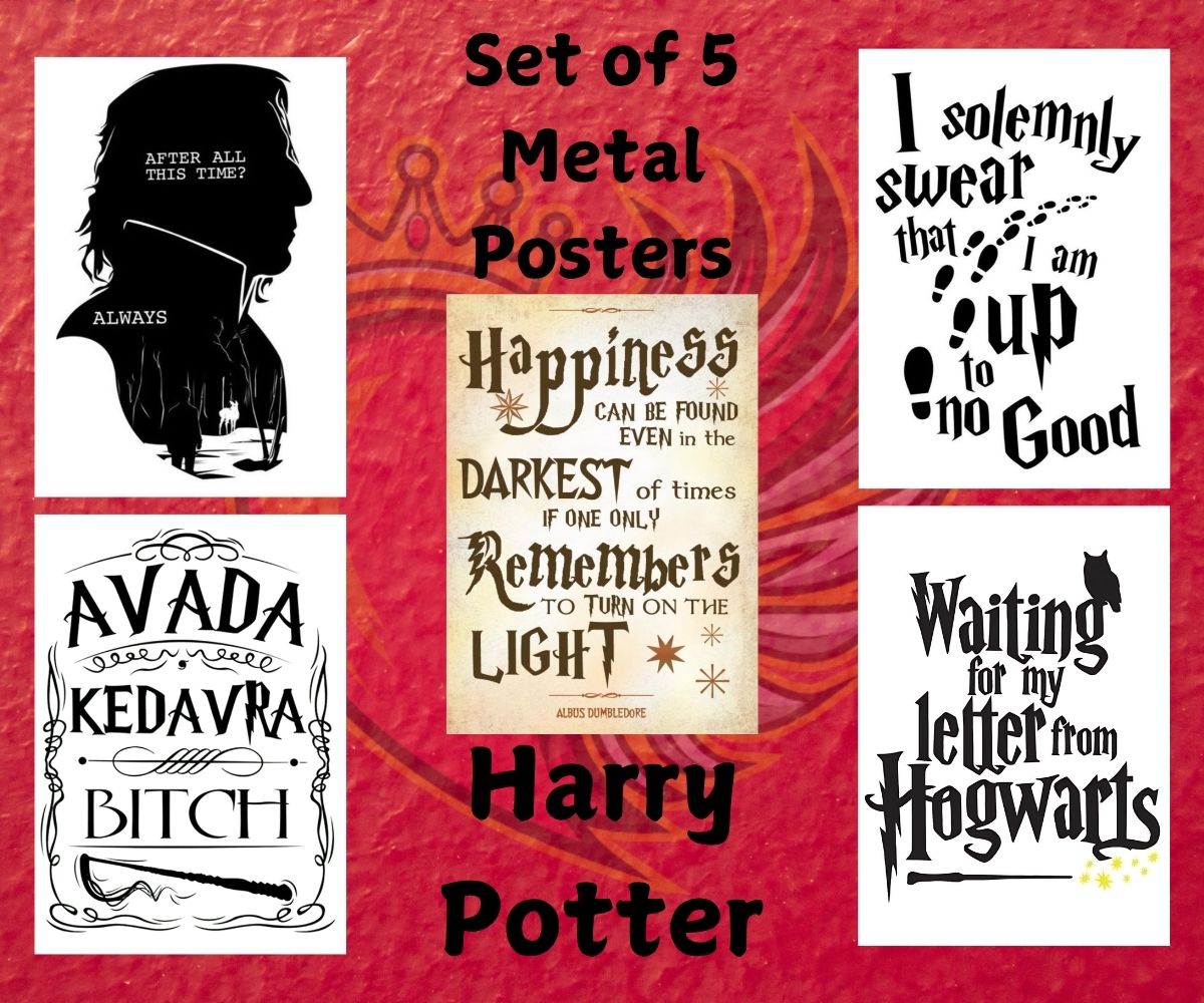 Harry Potter Metal Posters