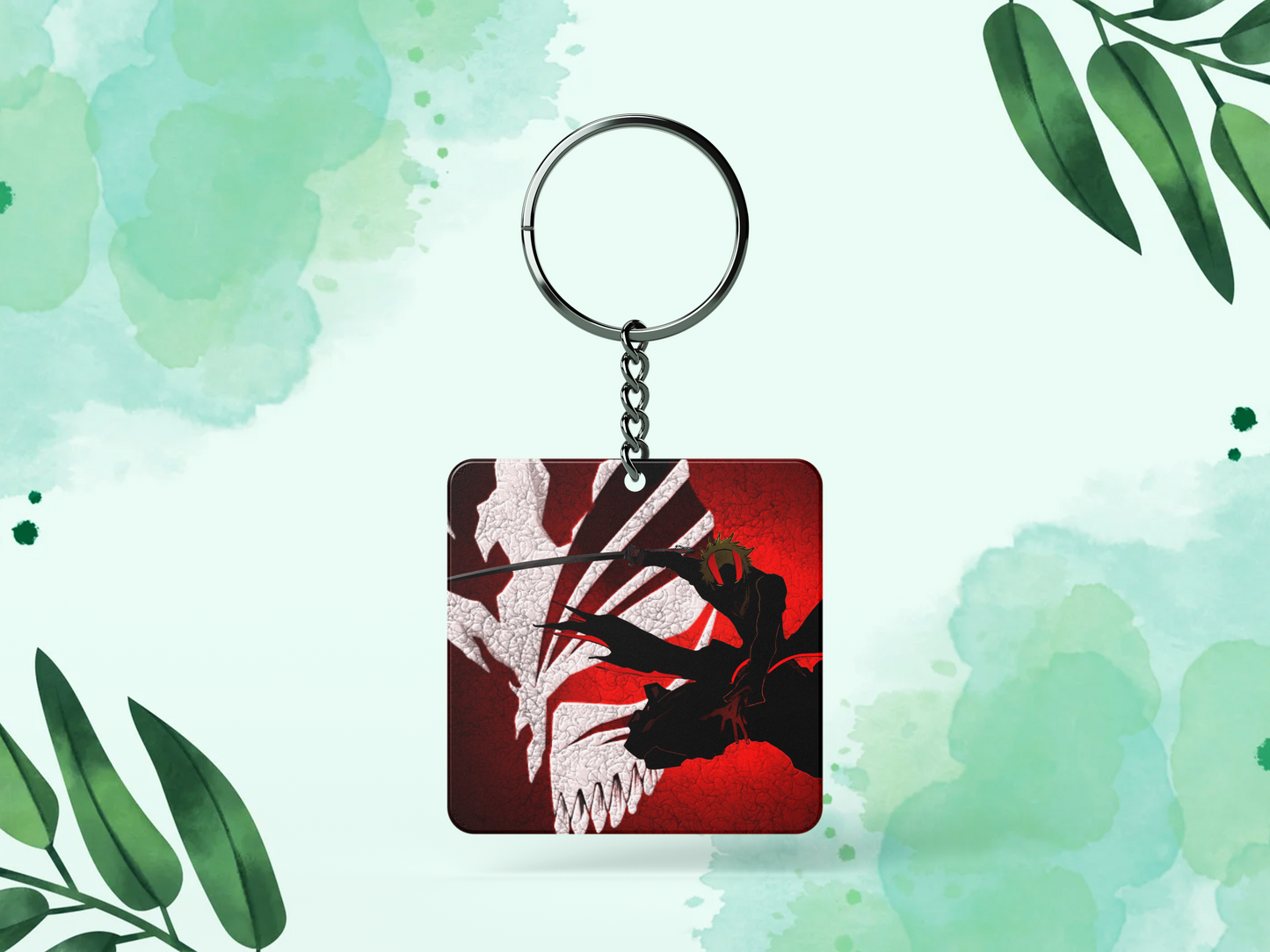 Ichigo Metalic Keychain