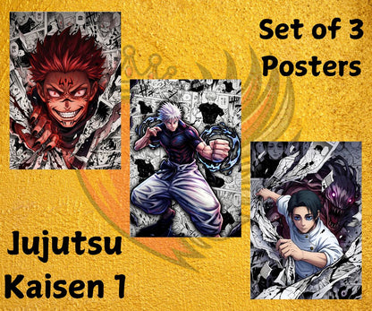 Jujutsu Kaisen 01 Posters