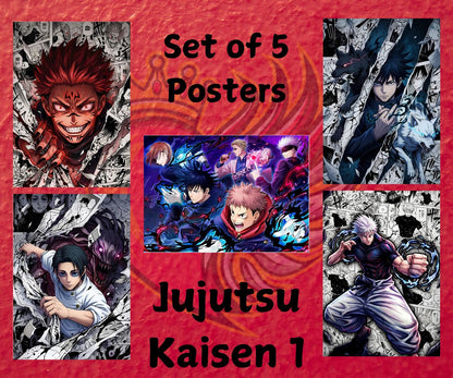 Jujutsu Kaisen 01 Posters