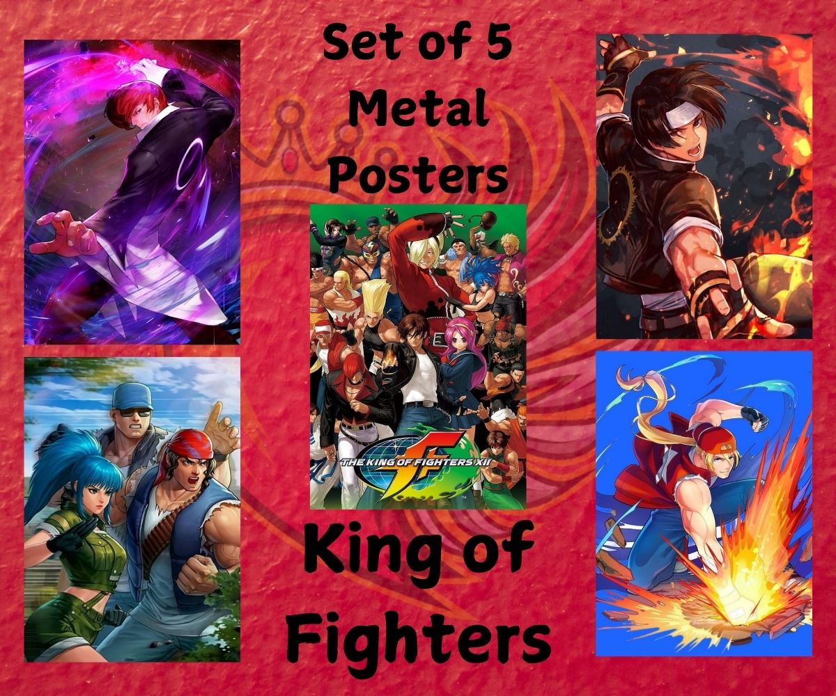 King of Fighters Metal Poster