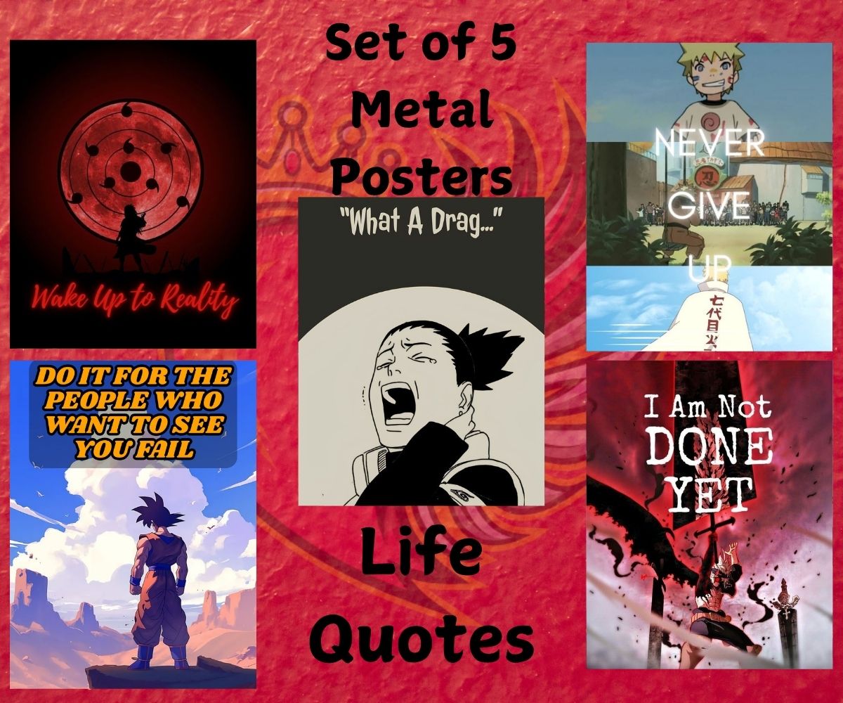 Life Quotes Metal Poster