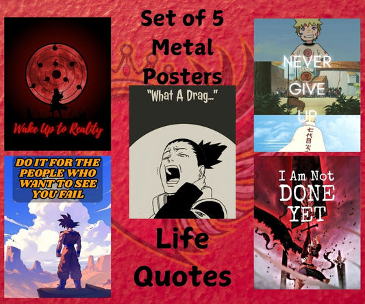 Life Quotes Metal Poster
