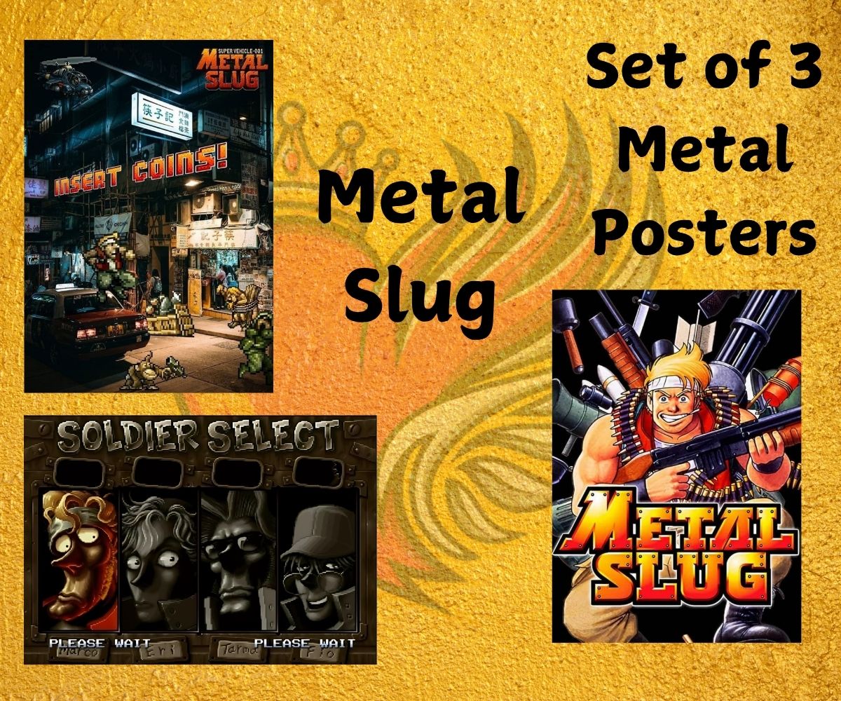 Metal Slug Metal Poster