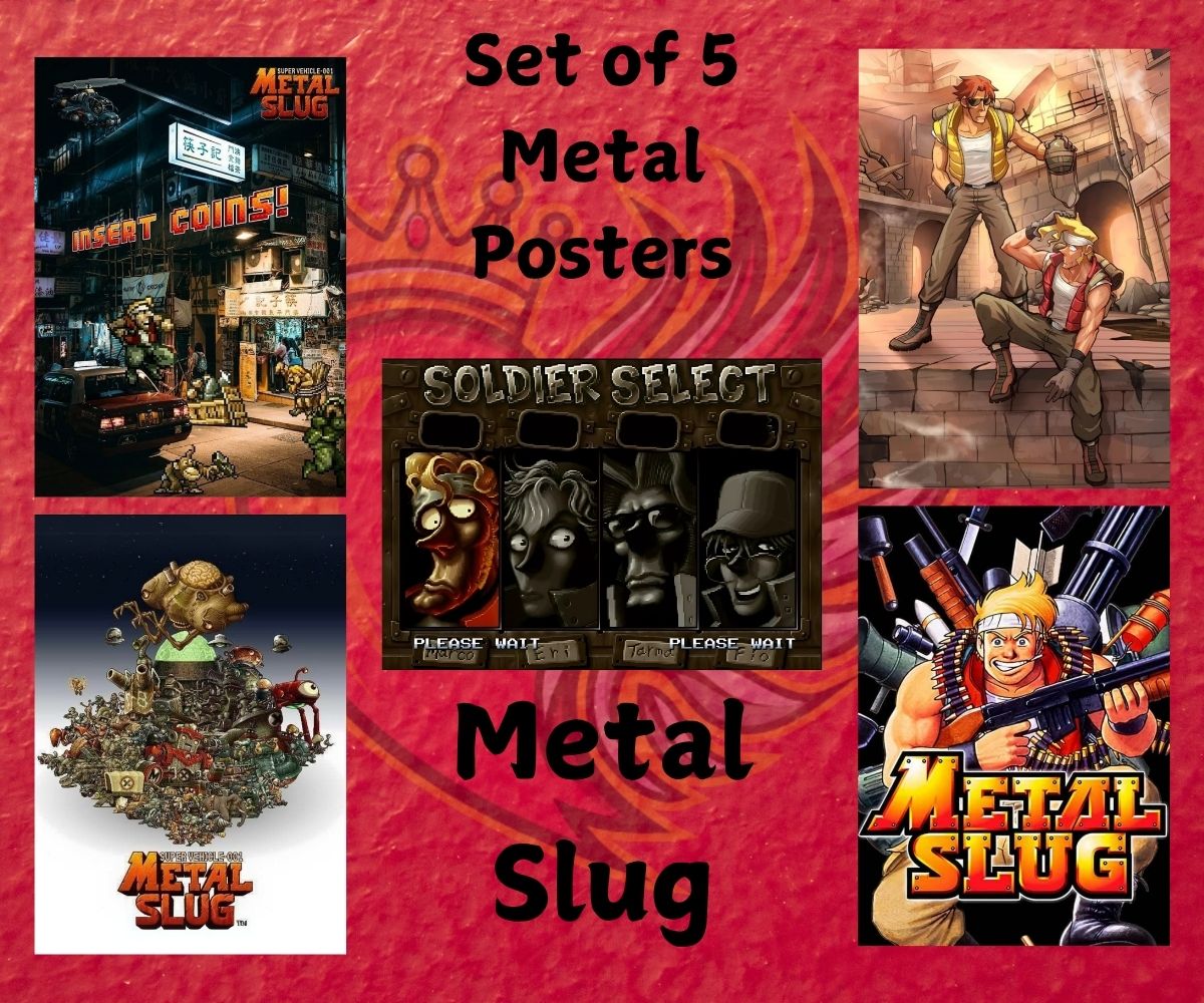 Metal Slug Metal Poster