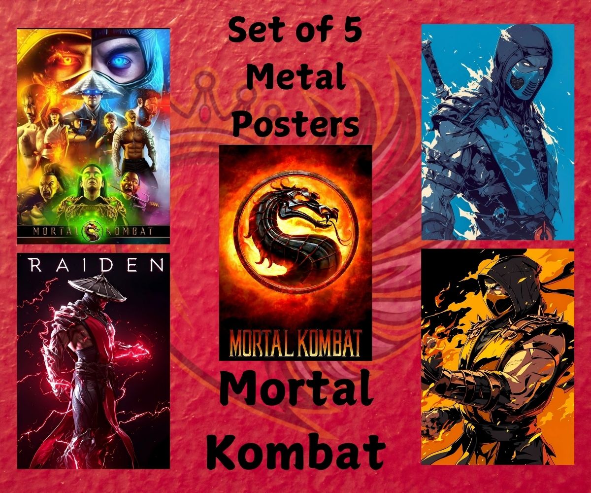 Mortal Kombat Metal Posters