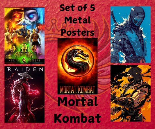 Mortal Kombat Metal Posters