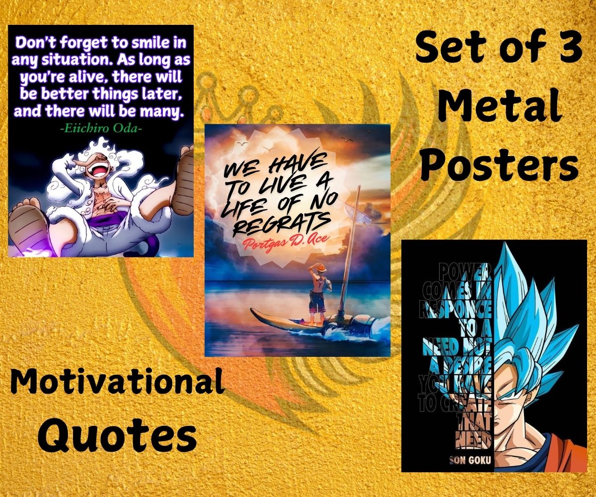 Motivational Quotes Metal Poster
