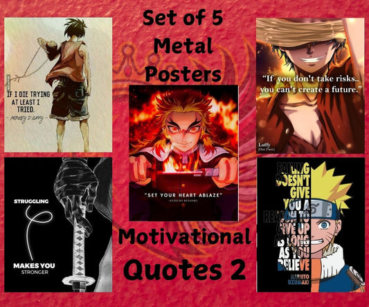 Motivational Quotes 01 Metal Poster