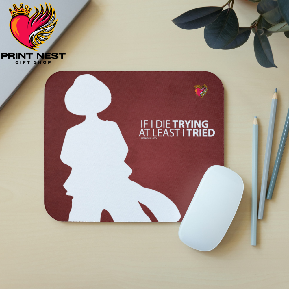 Luffy's Quote Mouse Pad