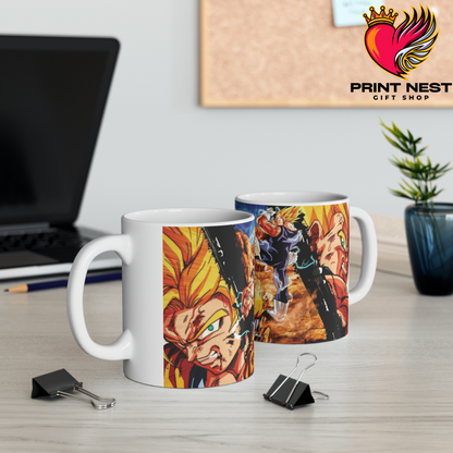 Goku vs Marjin Vegeta Mug