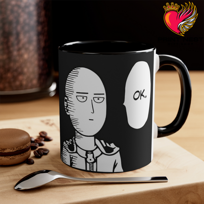 Saitama's Poker Face Mug