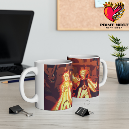 Dad & Son Kurama Mode Mug