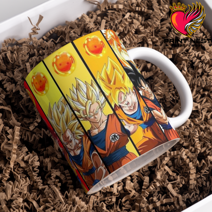 Goku Transformations Mug