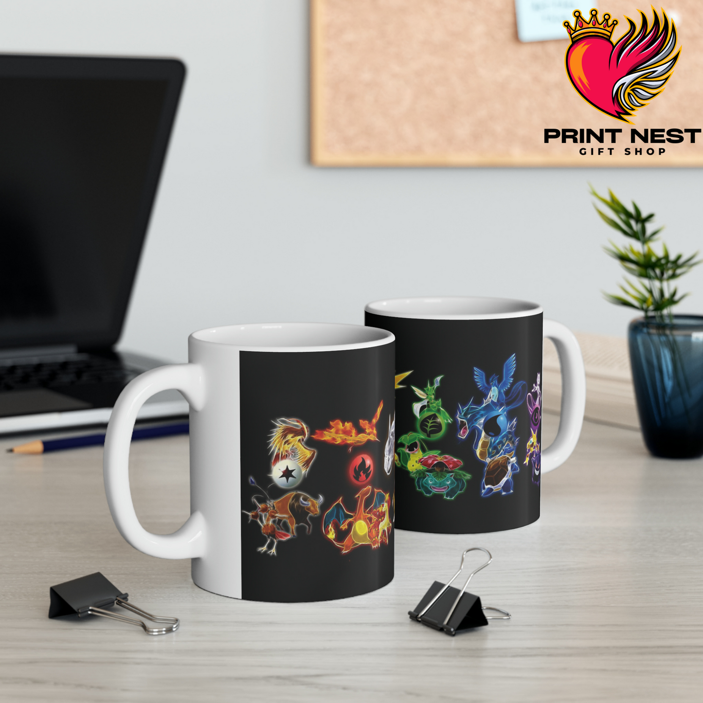 Types of Pokemon Mug