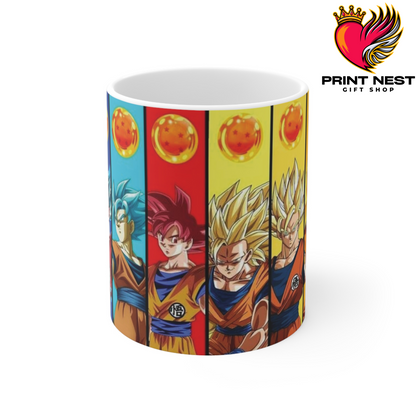 Goku Transformations Mug