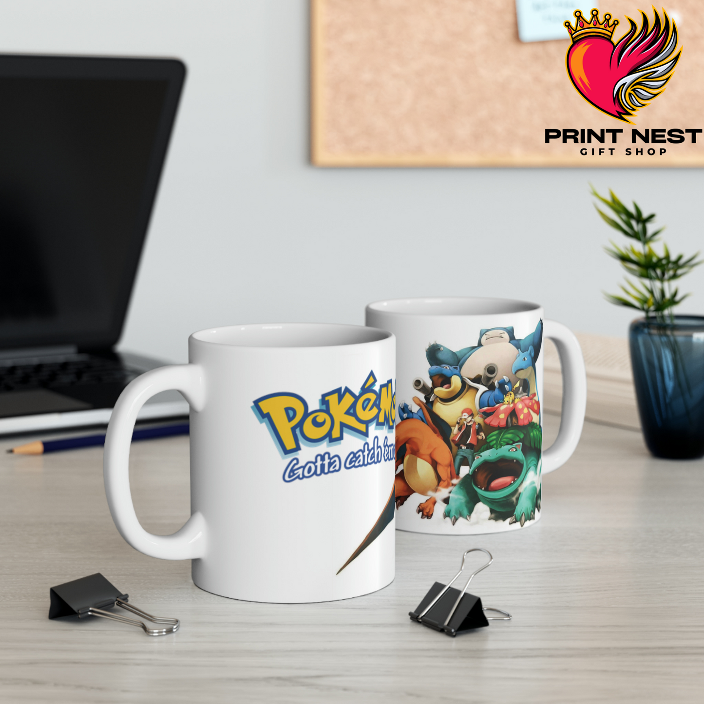 Red's Pokemon Mug