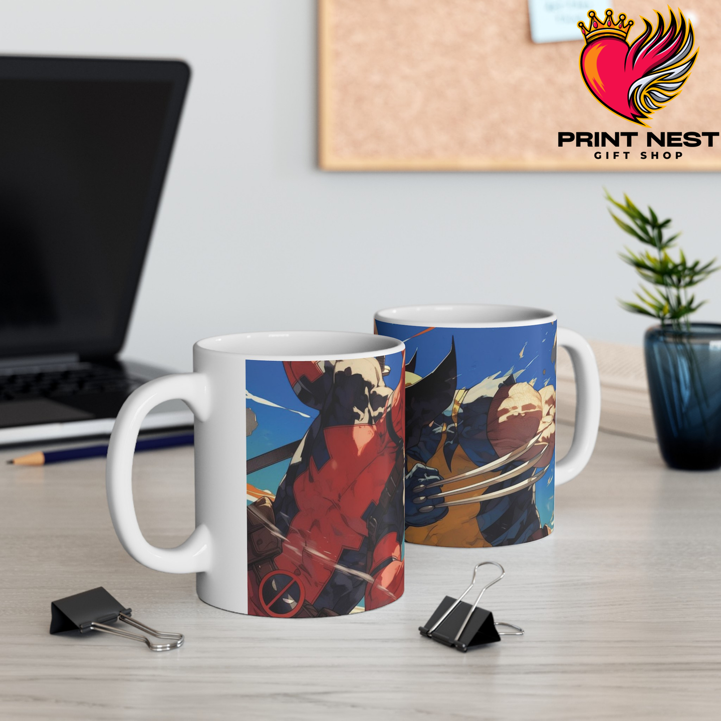 Deadpool vs Wolverine Mug