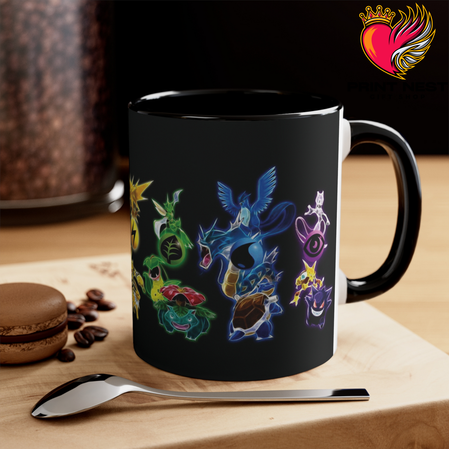 Types of Pokemon Mug