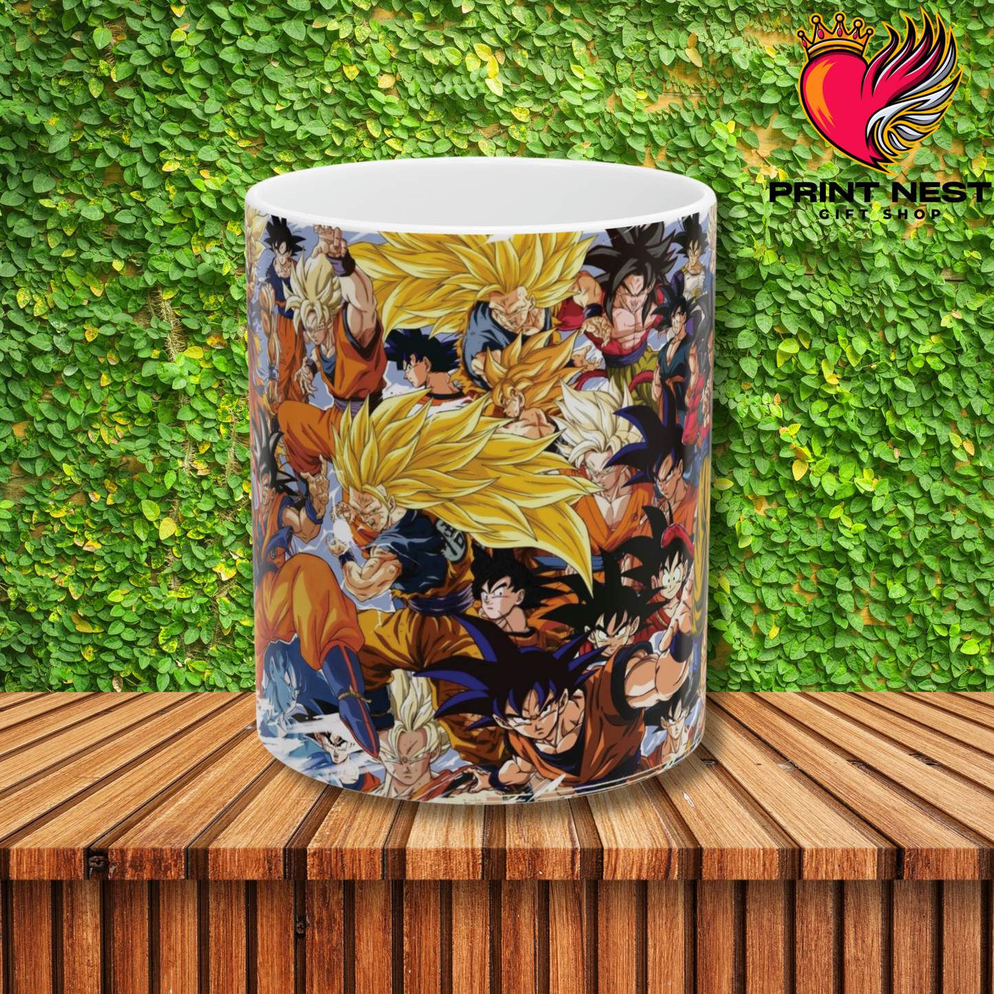 Goku's Transformation Mug 01