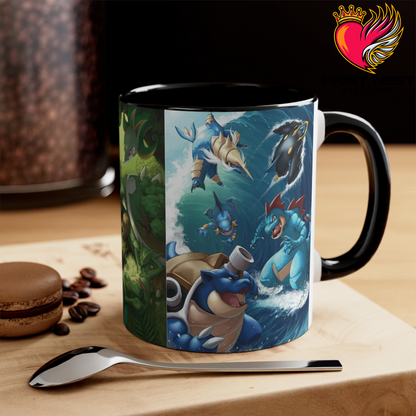 Fire, Grass & Water Type Pokemons Mug