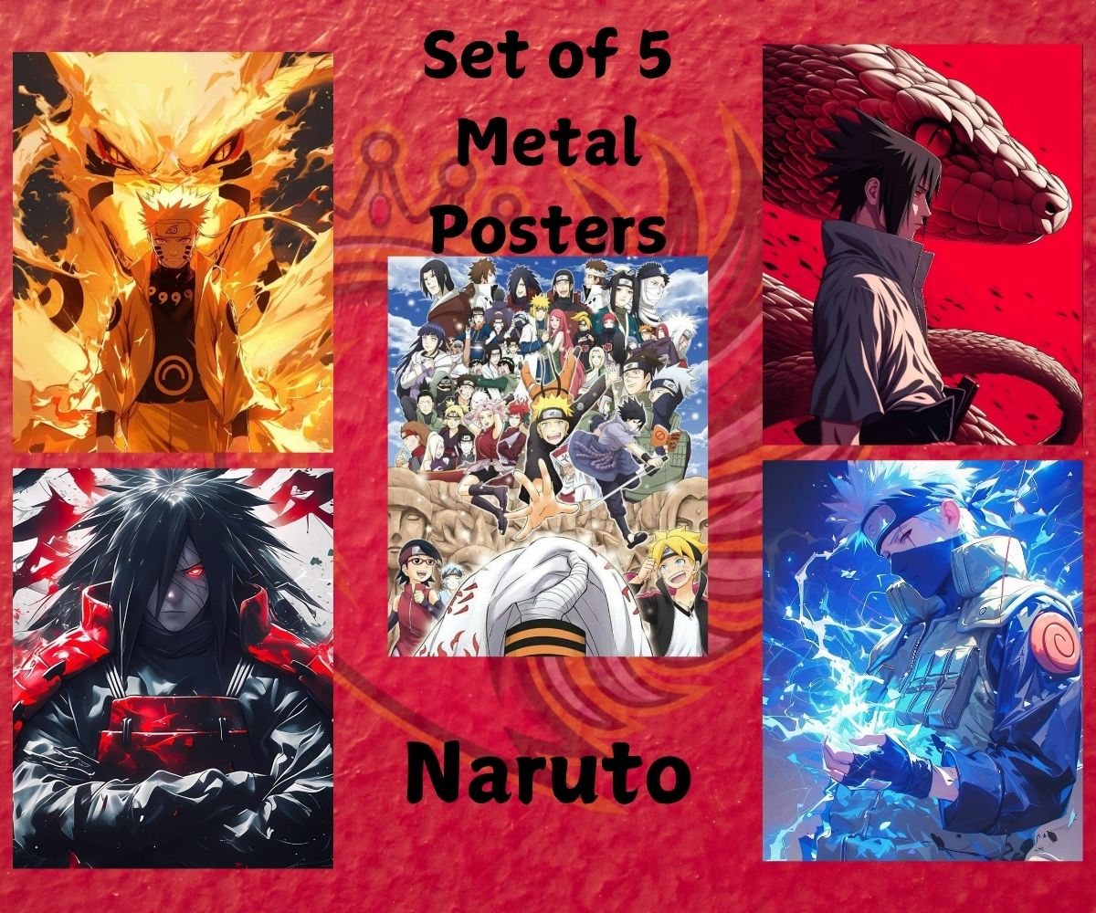 Naruto Metal Poster