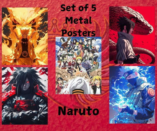 Naruto Metal Poster