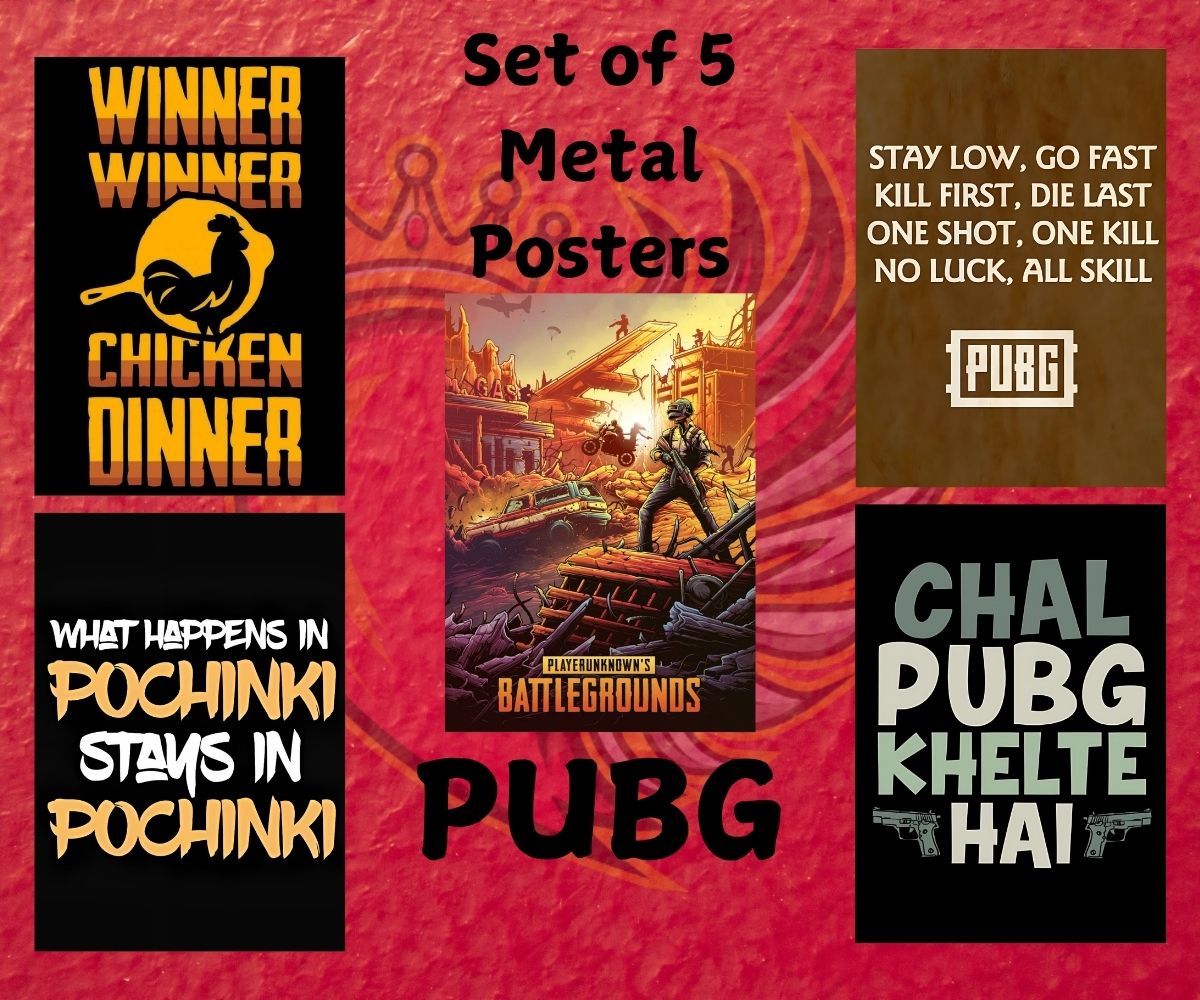 PUBG Metal Posters