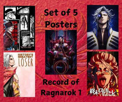 Record of Ragnarok 01 Posters