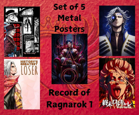 Record of Ragnarok 01 Metal Poster