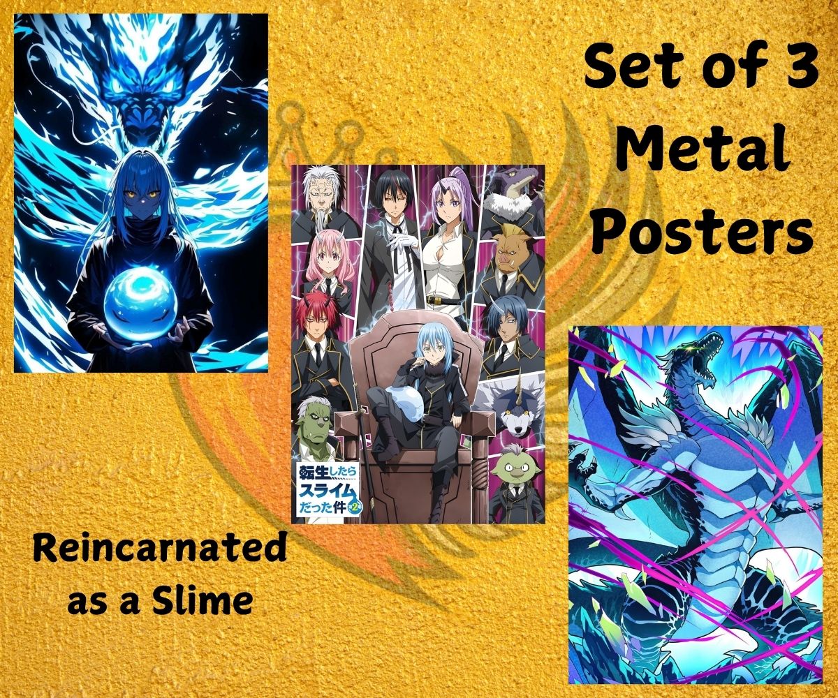 Reincarnated as a Slime Metal Poster