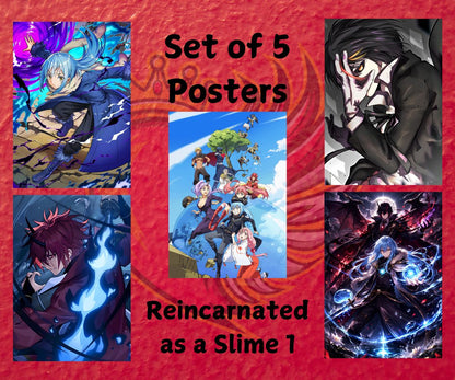 Reincarnated as a Slime 01 Posters