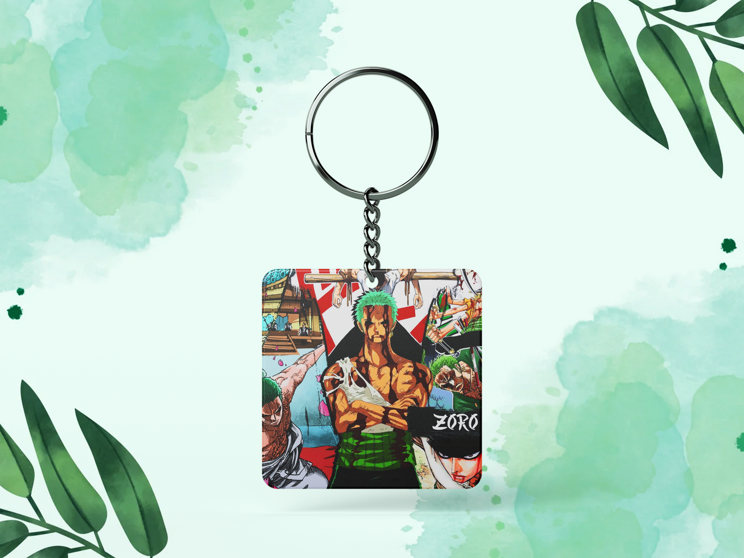 Roronoa Zoro Metalic Keychain