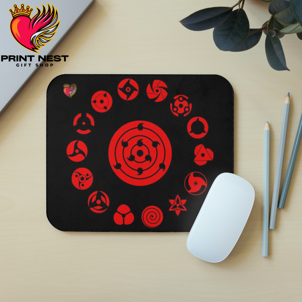 Sharingan Eyes Mouse Pad