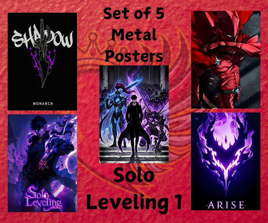 Solo Leveling 01 Metal Posters
