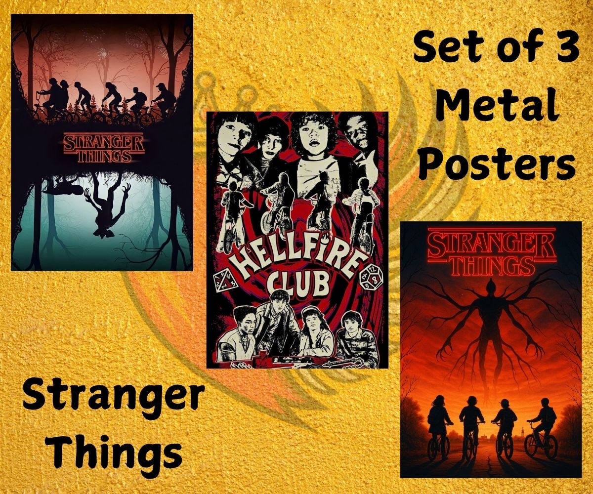 Stranger Things Metal Posters