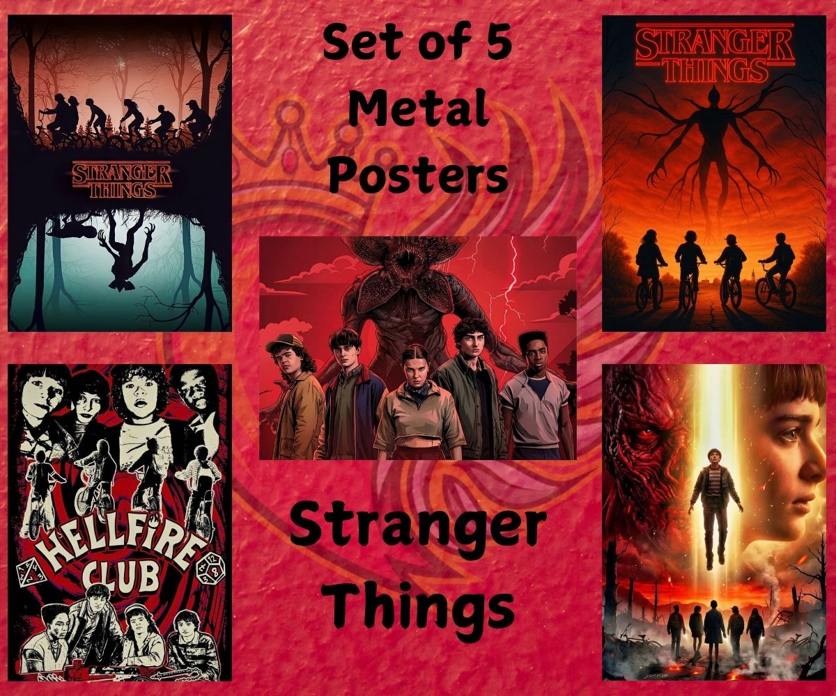 Stranger Things Metal Posters