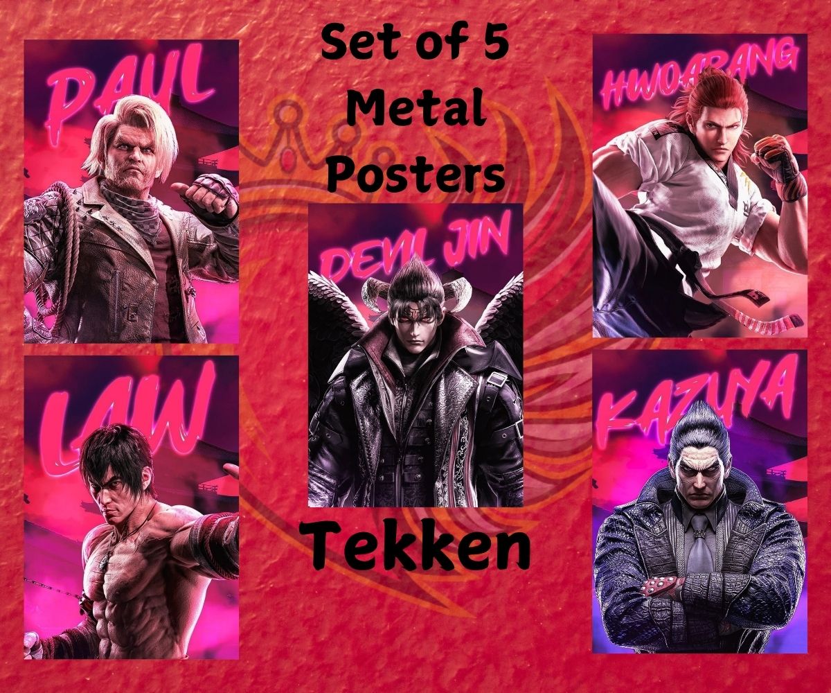 Tekken Metal Posters