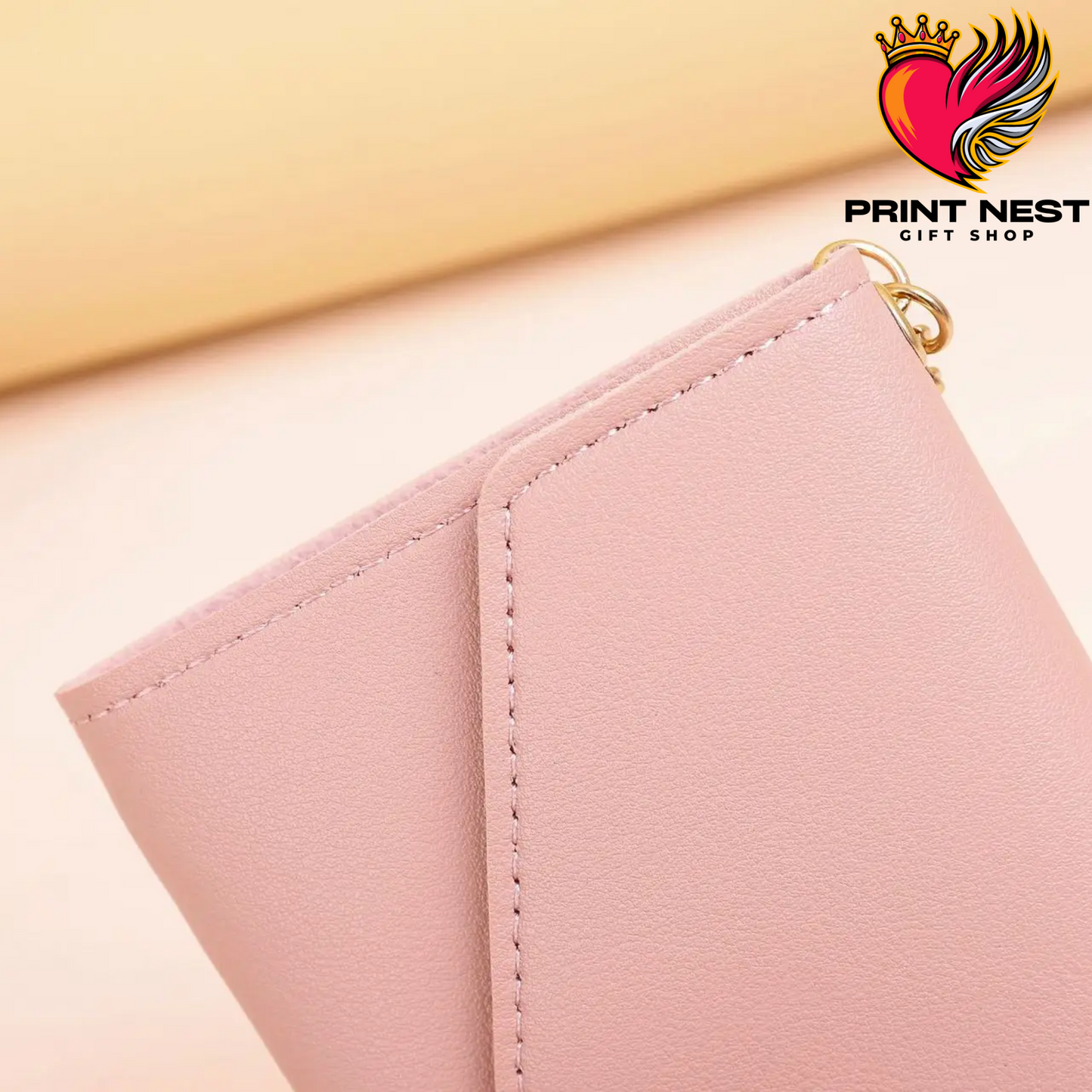 Pink Tussle Mini Wallet for Women