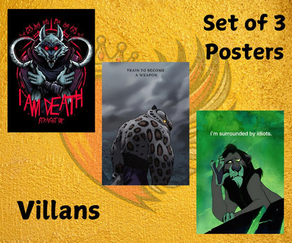 Villans Posters