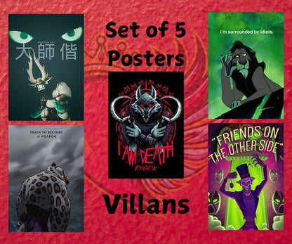 Villans Posters