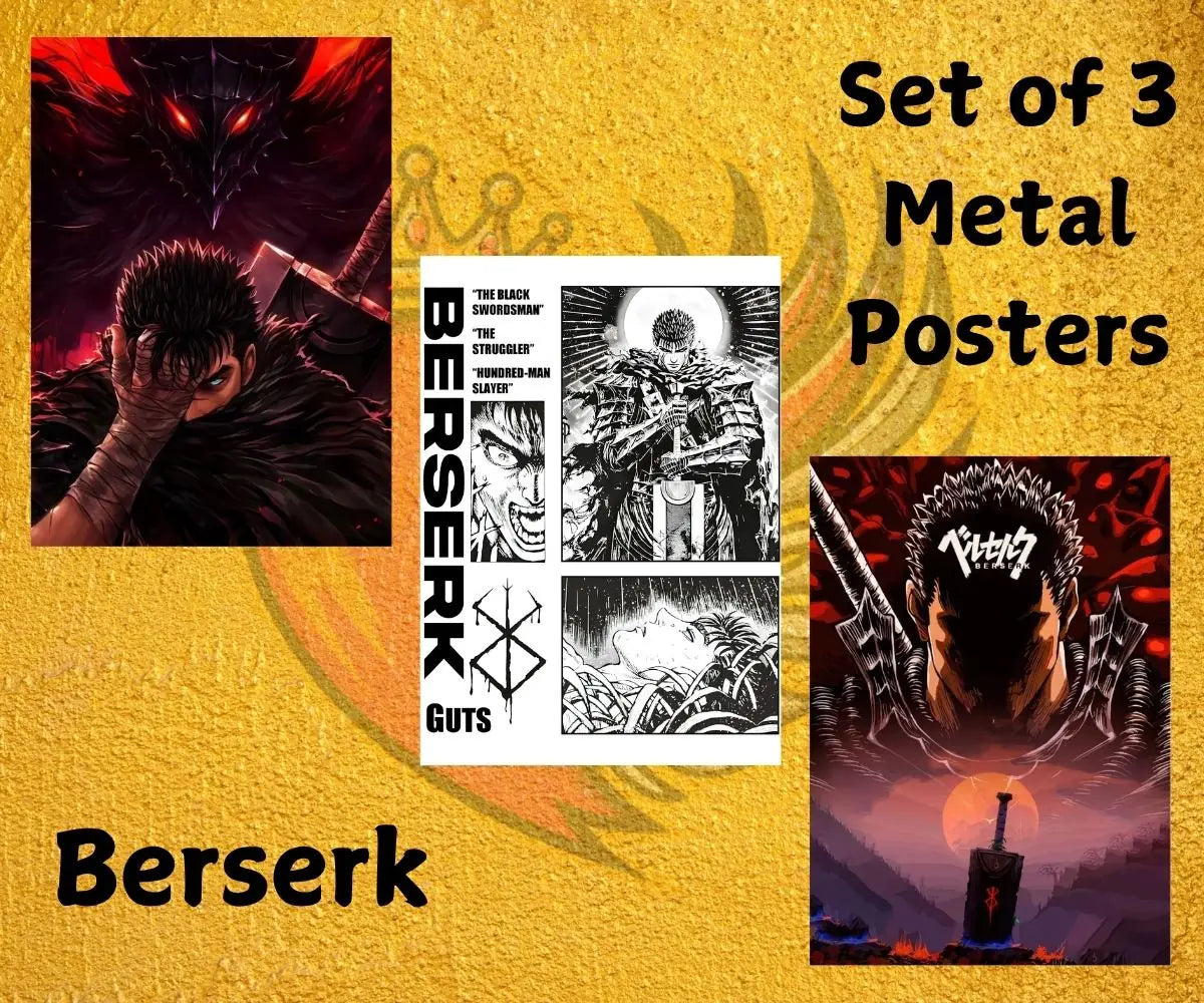 Berserk Metal Poster - wall art poster print by Print Nest, view 7