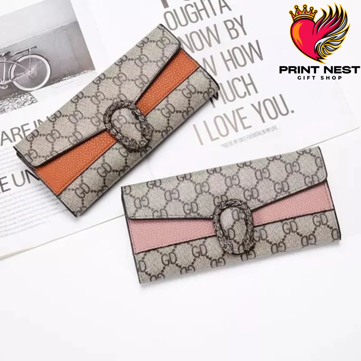 GD Long Wallet for Women - printed gift by Print Nest, view 5