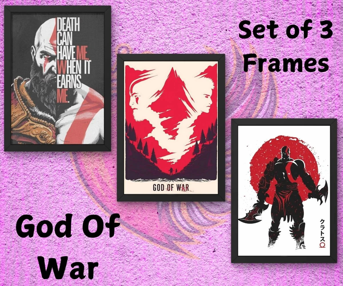 God Of War Frames - framed wall art decor by Print Nest, view 7