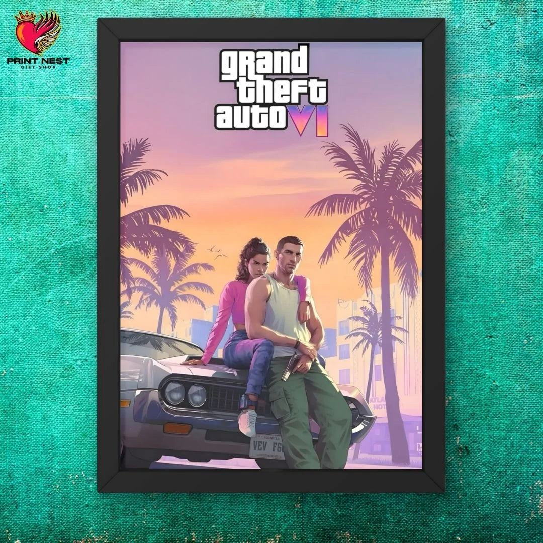 Grand Theft Auto Frames - framed wall art decor by Print Nest, view 2
