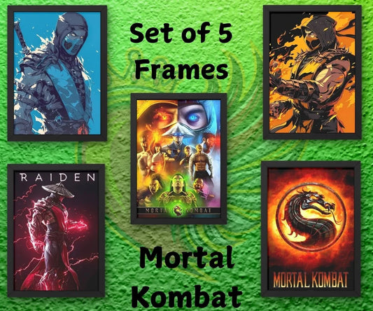 Mortal Kombat Frames - framed wall art decor by Print Nest