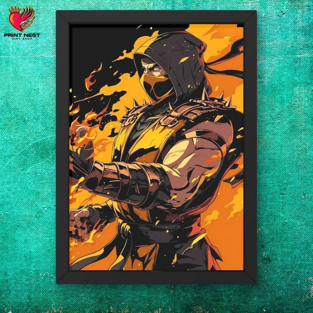 Mortal Kombat Frames - framed wall art decor by Print Nest, view 3